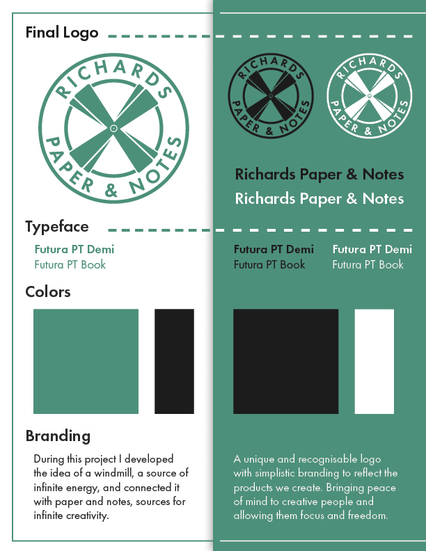 Richards Paper & Notes Branding Showcase